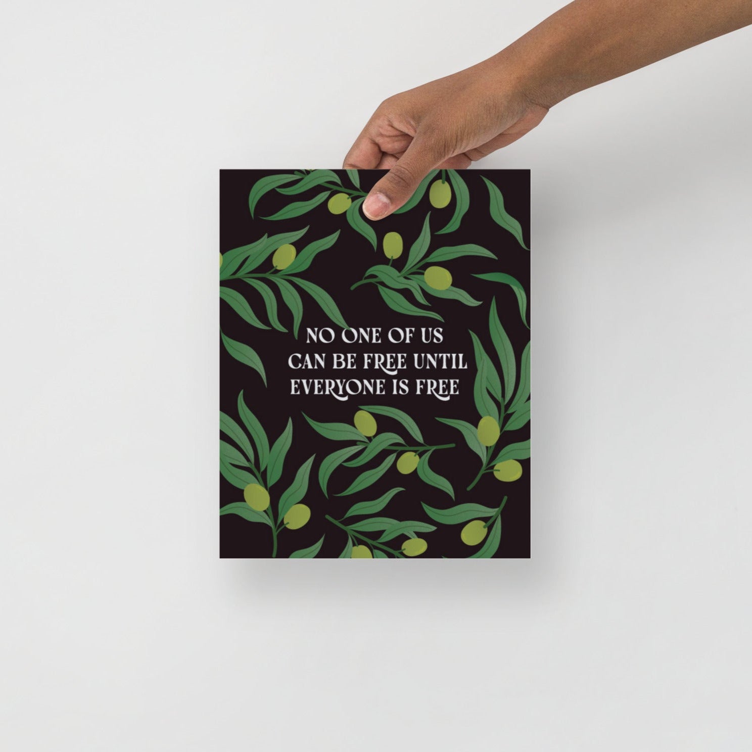 No One Of Us Is Free - Art Print, 8.5 x 11 Matte Finish, Unframed | Olive Branch Wall Art - Reverie Design Shop